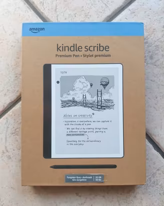Amazon Kindle Scribe 32 gb + penna + cover e punte