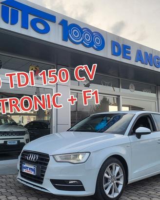 Audi A3 SPB 2.0 TDI 150 CV S tronic + F1 ***S-LINE