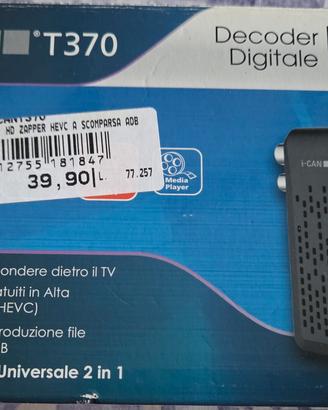 decidere digitale terrestre i-can T370