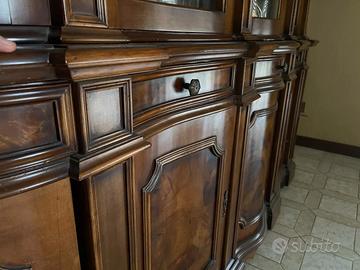 Mobile barocco in legno pregiato -  5 ante