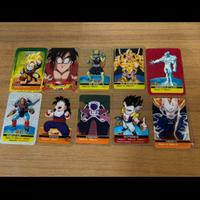 Lotto 10 carte lamincards dragonball