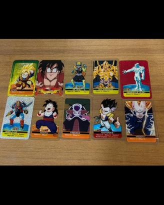 Lotto 10 carte lamincards dragonball