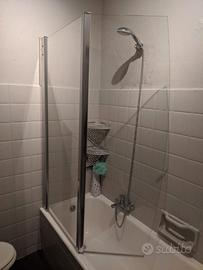 Parete vasca con 2 pannelli