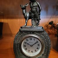 orologio da mensola antico o vintage in metallo, p