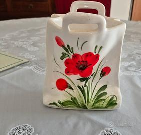 porta fiori da tavolo in ceramica