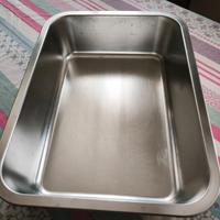 Lettiera per gatti in acciaio