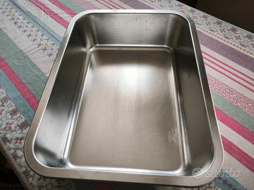 Lettiera per gatti in acciaio