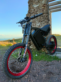 RideOn Bicicletta elettrica 5000w 72V