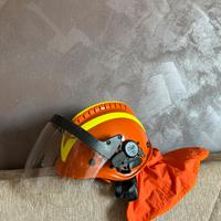 Casco vigili del fuoco con visiera - vallfirest