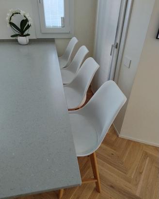Sgabelli moderni bianchi 