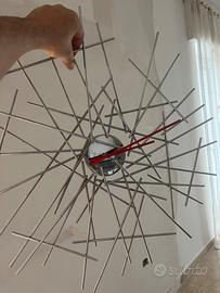 Orologio da muro in acciaio