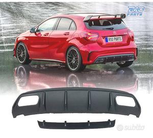 DIFFUSORE MERCEDES CLASSE A W176 AMG 12-18 LOOK A4
