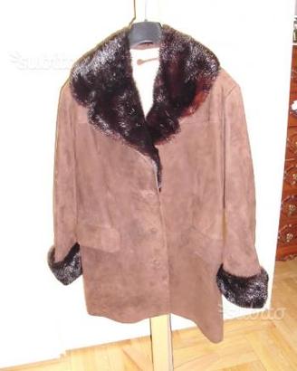Giacca vintage renna visone donna