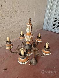 Lampadario in ceramica 