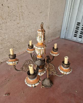 Lampadario in ceramica 