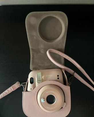 Fujifilm Instax Mini 11 Rosa + custodia ecopelle