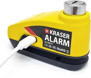 KRASER KR7Y Antifurto Moto Blocca Disco con Allarm