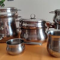 Batteria Barazzoni acciaio inox 18/10 12 pz