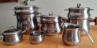 Batteria Barazzoni acciaio inox 18/10 12 pz