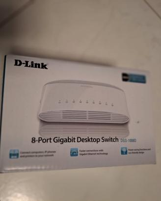 D-Link DGS-1008D Switch 8 Porte