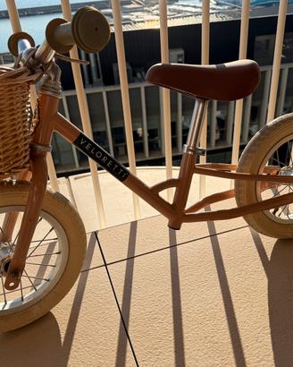 Veloretti bici senza pedali blazing salmon