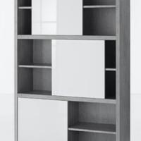 Libreria con tre ante scorrevoli