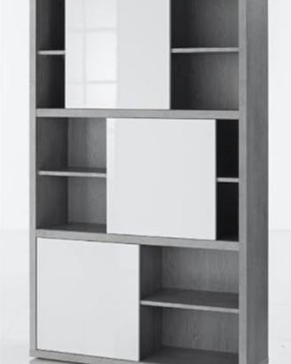 Libreria con tre ante scorrevoli
