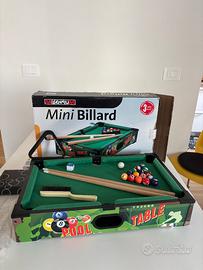 GIOCO MINI TAVOLO BILIARDO 15 PALLE BALL BILLARD