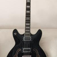 Hagstrom Viking Deluxe Baritone BK