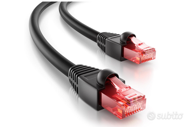 Cavo Ethernet CAT 6 Esterno 10m (1 Gbps, Impermeab