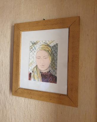 quadro viso di donna