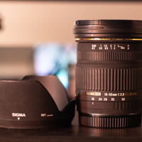 Sigma 18-50 mm f2.8 fisso X Canon EF e EFS