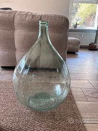 Damigiana in vetro vintage