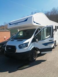 Camper Mansardato Garage Grande 6 posti