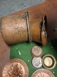 pentola in rame  e altro