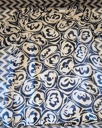 Blusa fantasia a maniche lunghe
