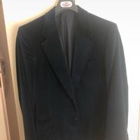 giacca velluto blu YSL uomo