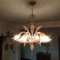 Lampadario vetro di Murano