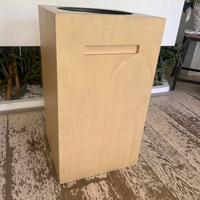 Mobile pattumiera in legno