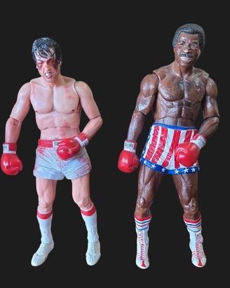 Neca actiob figure Rocky Balboa Apollo Creed set