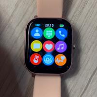 Orologio smartwatch rosa