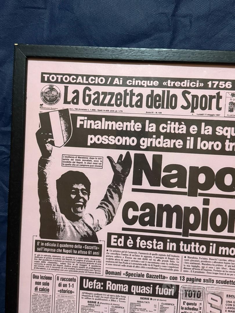 La Gazzetta Dello Sport Du 27 Mai 1986 - Une De Bearzot, Galderisi, Vialli, De Napoli