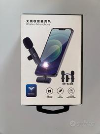 Ryzwoc Microfoni wireless iphone Bluetooth vlog