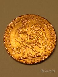 MARENGO IN ORO "GALLETTO" 1912