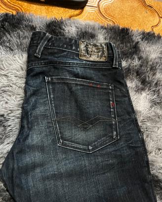 Jeans Replay Denim (Blu Scuro / Wash Scuro)