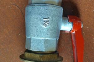 Presa a mare con valvola a sfera e portagomma