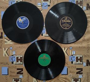 Lotto di n.6 dischi 78 giri con album vintage