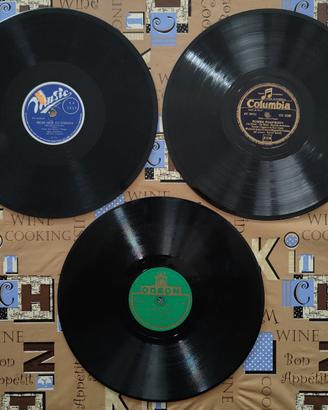 Lotto di n.6 dischi 78 giri con album vintage