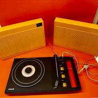 Giradischi stereo Philips 200 colore giallo