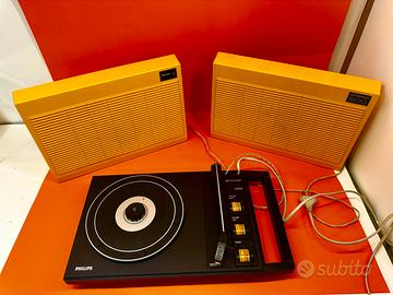 Giradischi stereo Philips 200 colore giallo